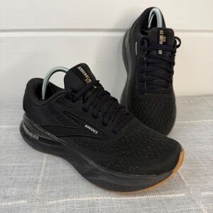Brooks Black Sneakers with Gum Toe